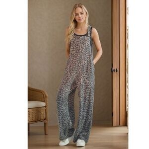 "The Koda" Coco Sleeveless Animal Urban Ribbed Jumpsuits